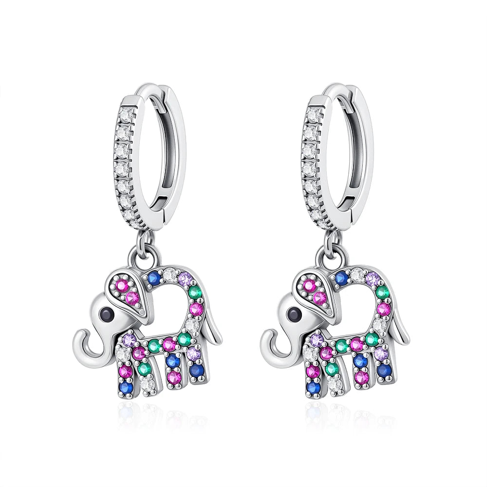 Boucles d’oreilles femme en argent 925 MINISO | Disney Mickey, ailes, fleurs & éléphant – Bijoux fantaisie, studs & hoops