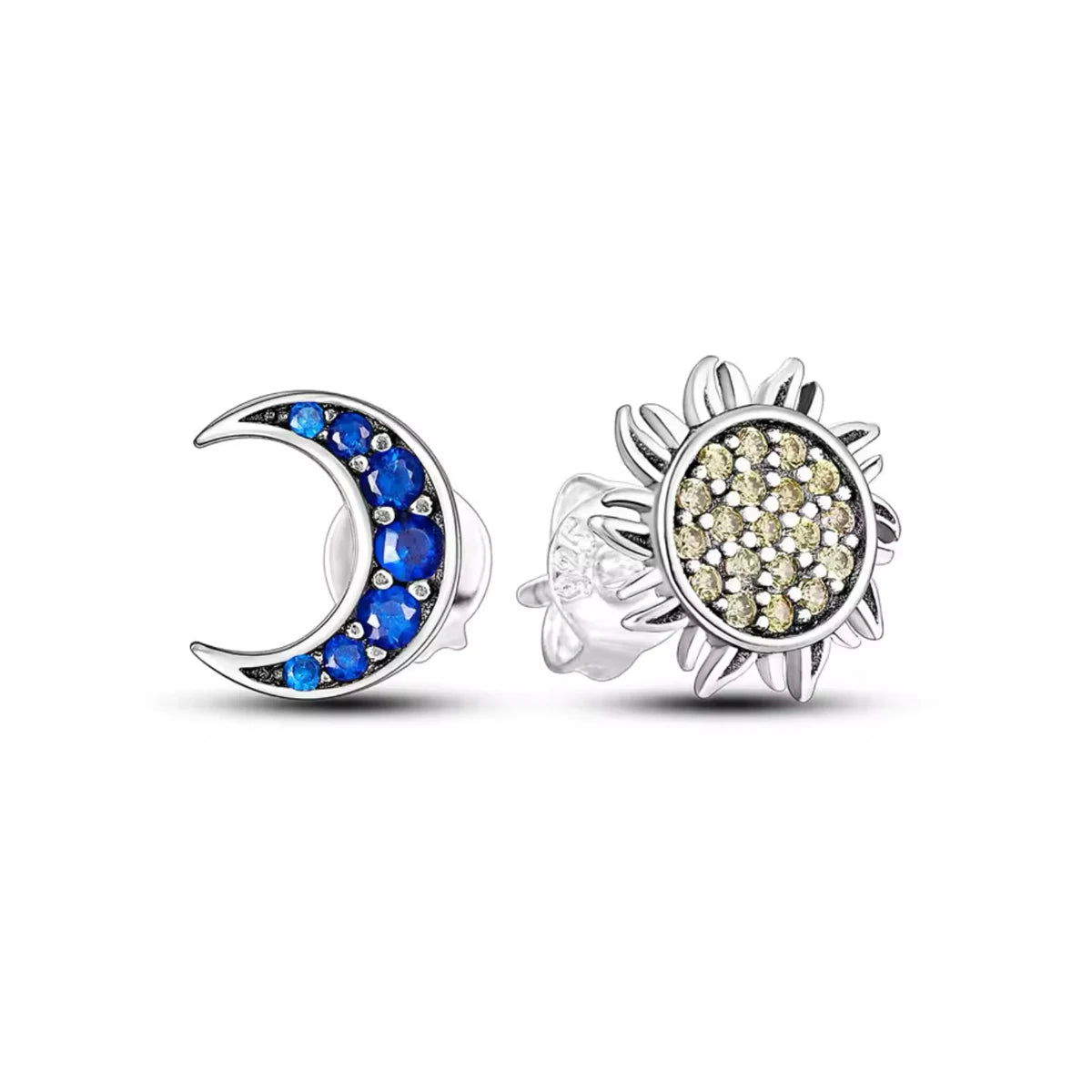 Boucles d’oreilles femme en argent 925 MINISO | Disney Mickey, ailes, fleurs & éléphant – Bijoux fantaisie, studs & hoops