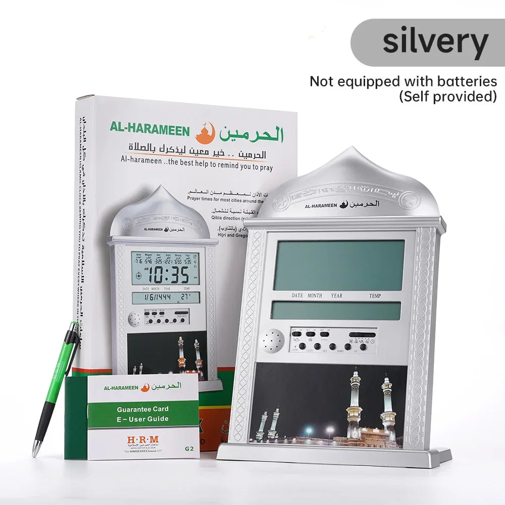 🕋 Horloge Murale Musulmane Ajoutez une touche spirituelle à votre intérieur avec cette horloge élégante inspirée de l’art islamique. Idéale pour le salon, la chambre ou le bureau. Silencieuse, décorative et pleine