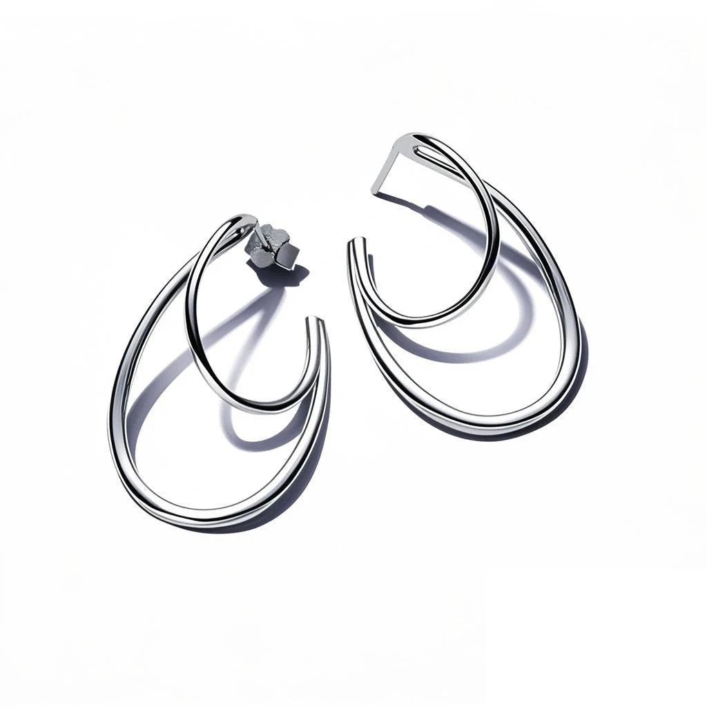 Boucles d’oreilles femme en argent 925 MINISO | Disney Mickey, ailes, fleurs & éléphant – Bijoux fantaisie, studs & hoops