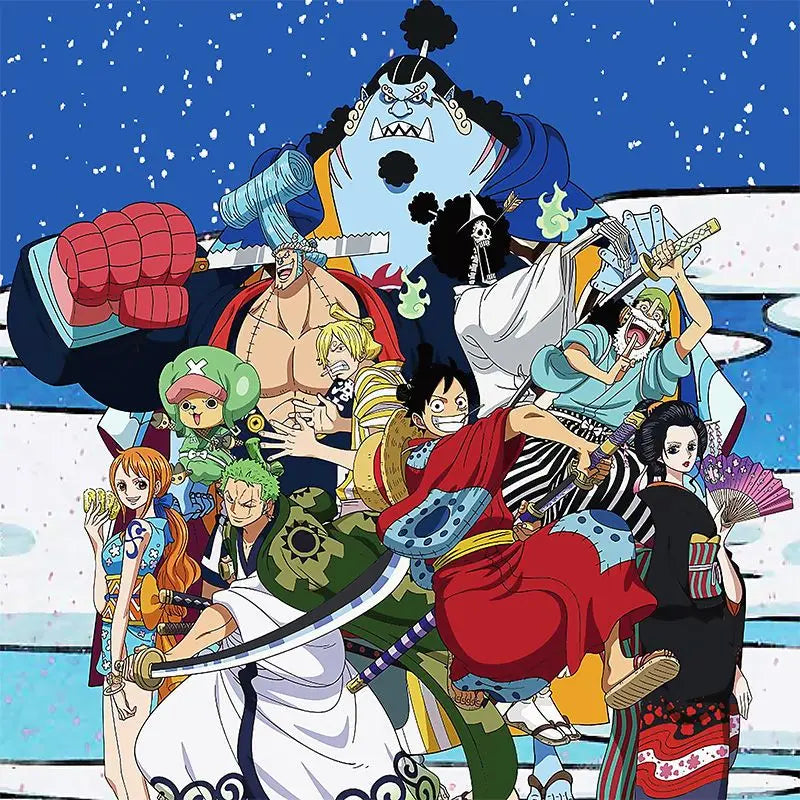 Tapis One Piece Luffy – Décoration Anime Chambre enfants & Salon Antidérapant"