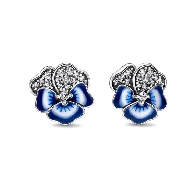 Boucles d’oreilles femme en argent 925 MINISO | Disney Mickey, ailes, fleurs & éléphant – Bijoux fantaisie, studs & hoops