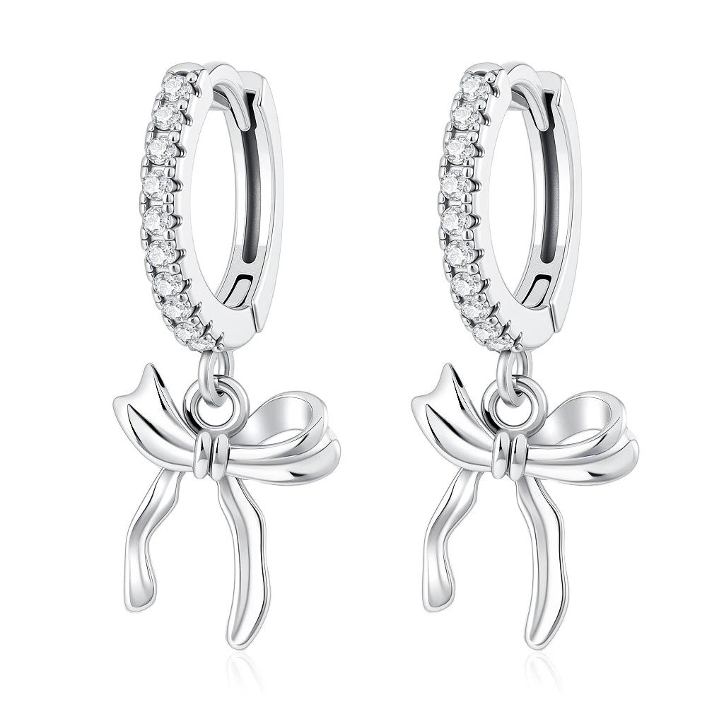 Boucles d’oreilles femme en argent 925 MINISO | Disney Mickey, ailes, fleurs & éléphant – Bijoux fantaisie, studs & hoops